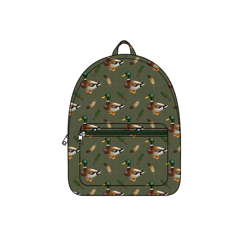 mallard duck print wholesale mini backpack preorder