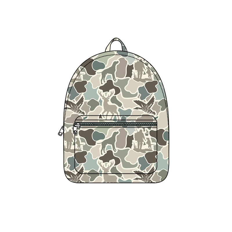 mallard duck camo dog print wholesale mini backpack preorder