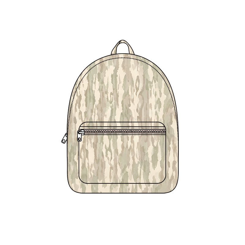 Camo print wholesale mini backpack preorder