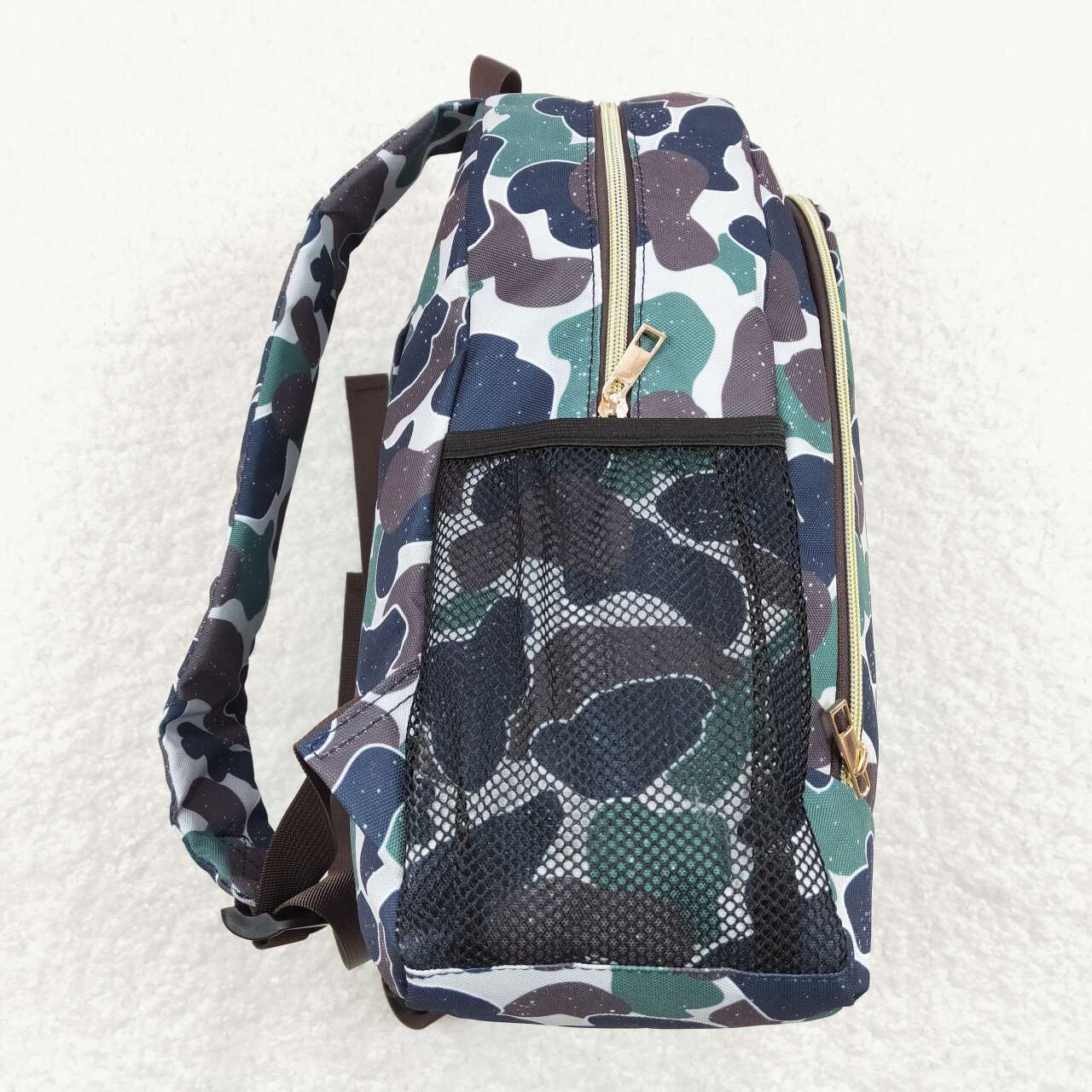 baby girls green brown camo shoulder backpack mini bag