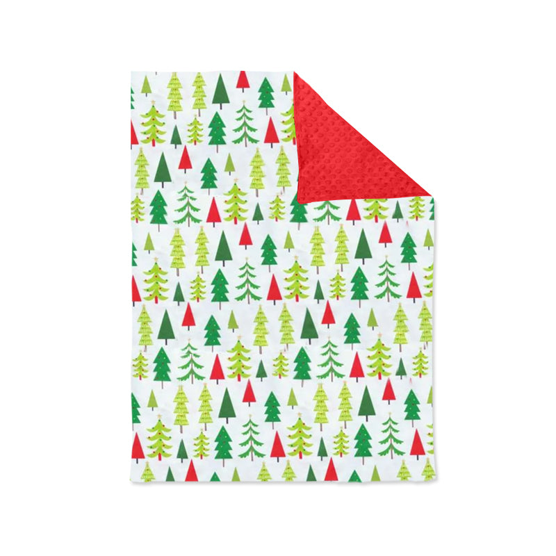 Christmas tree fleece blanket preorder