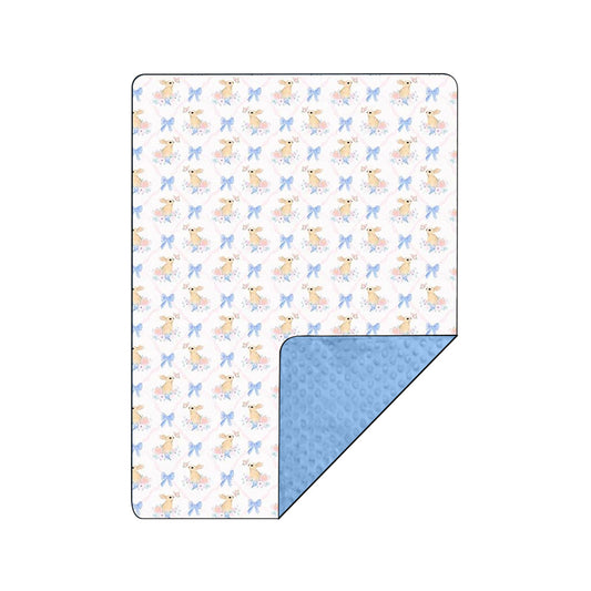 Easter bunny fleece blanket preorder