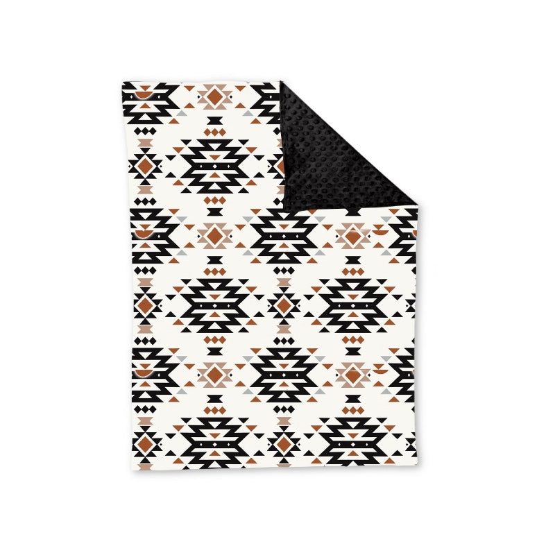 Western Cowboy Aztec Fleece Blanket Preorder