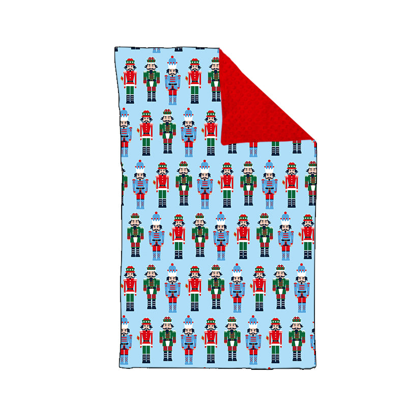 toddle kids Christmas soldiers soft blanket preorder
