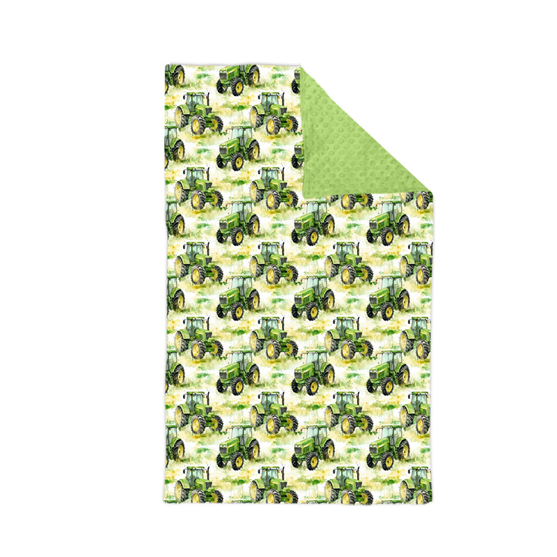 toddle kids farm tractor soft blanket preorder