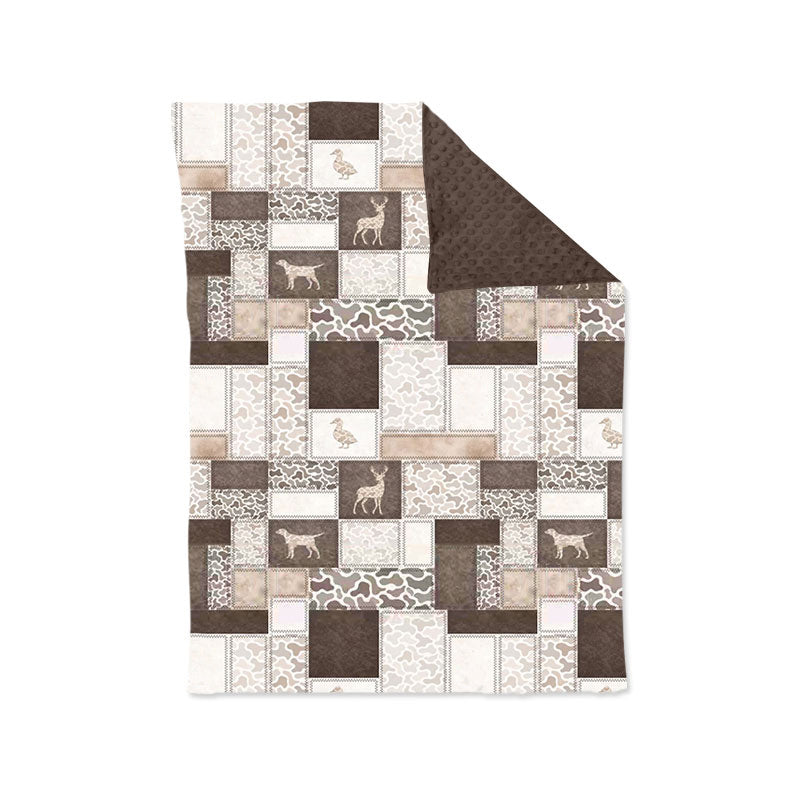 toddle kids deer dog hunting season soft blanket preorder