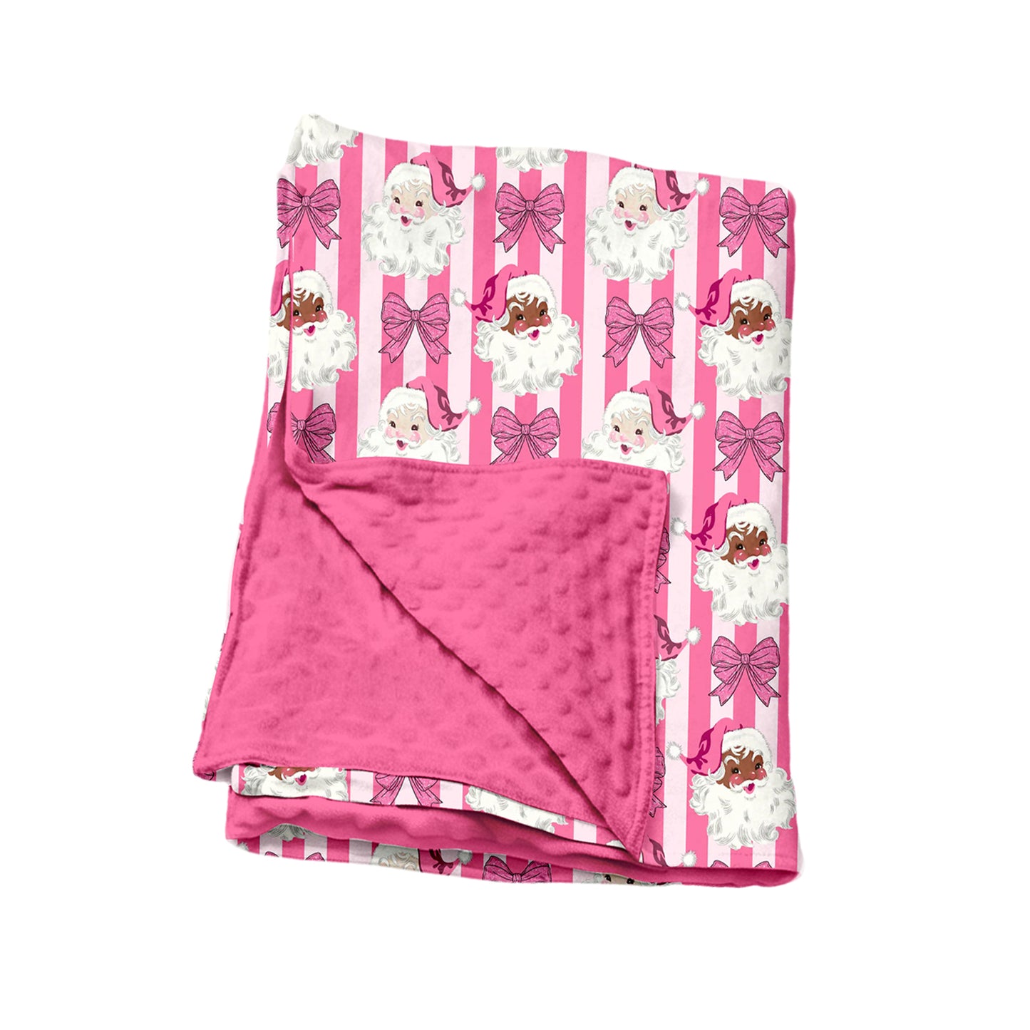 toddle kids Christmas santa claus print soft blanket preorder