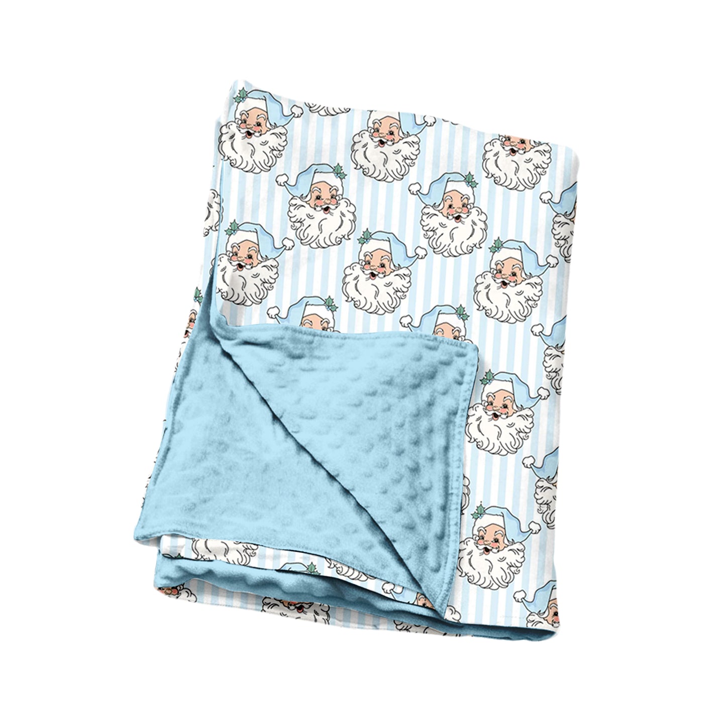 toddle kids Christmas santa claus print soft blanket preorder