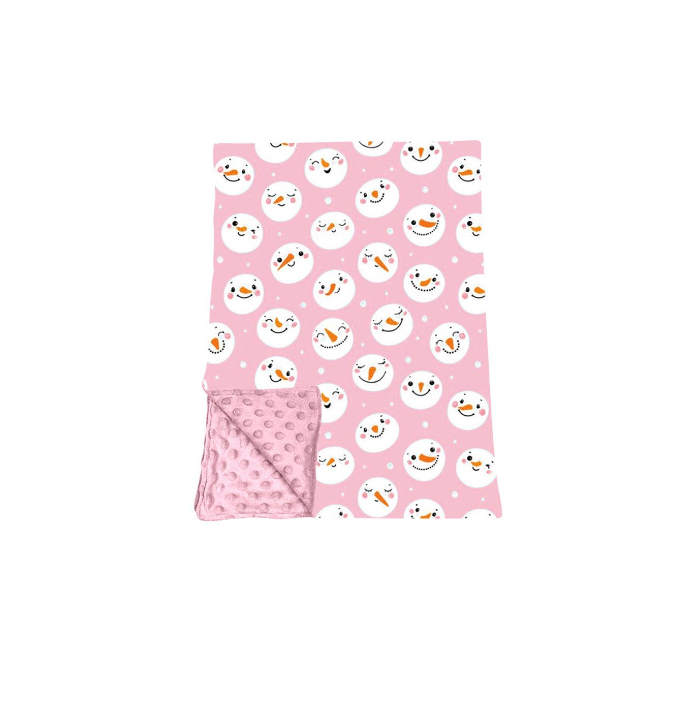 Toddle kids Christmas snowman soft blanket preorder