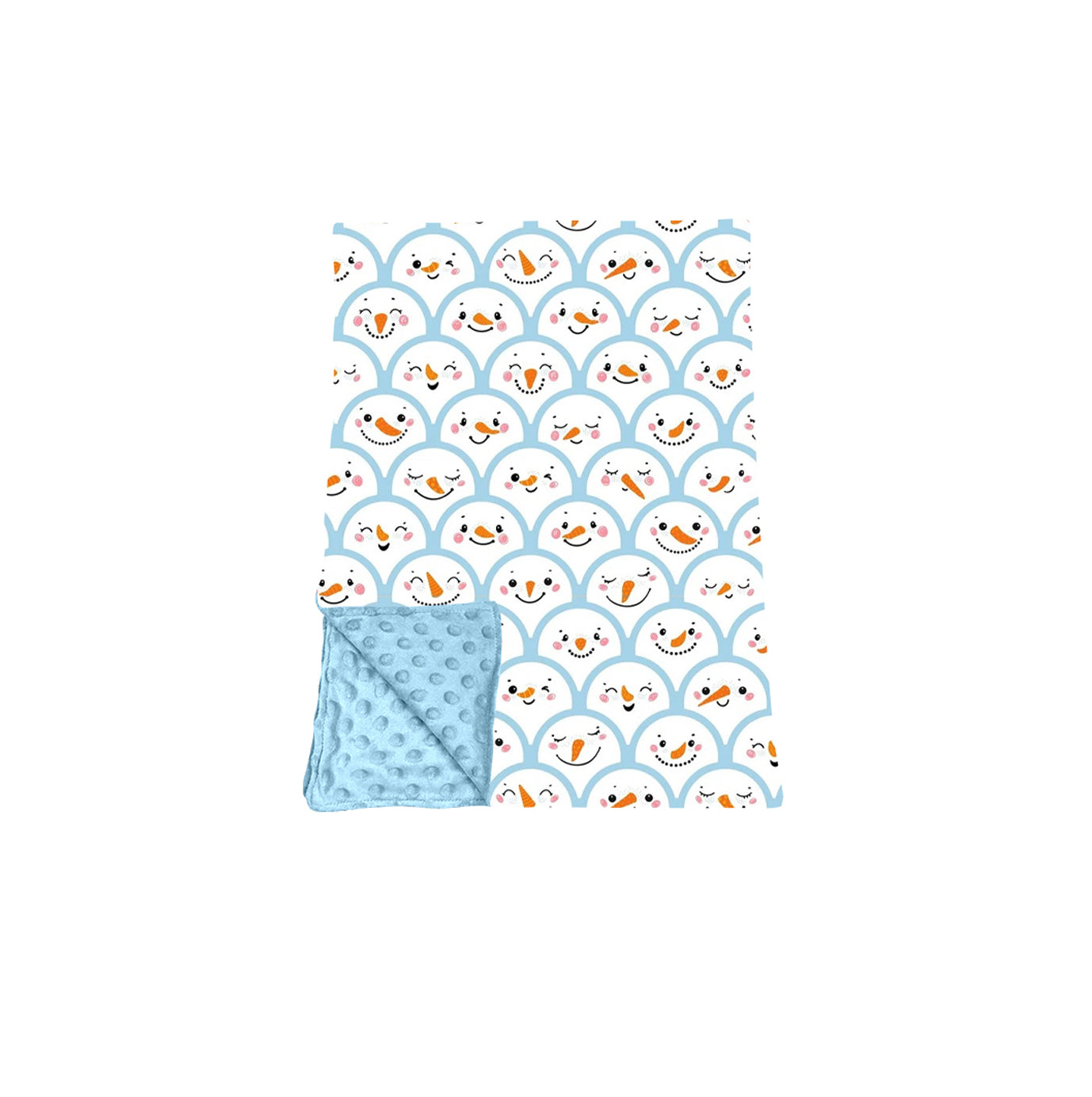 Toddle kids Christmas snowman soft blanket preorder