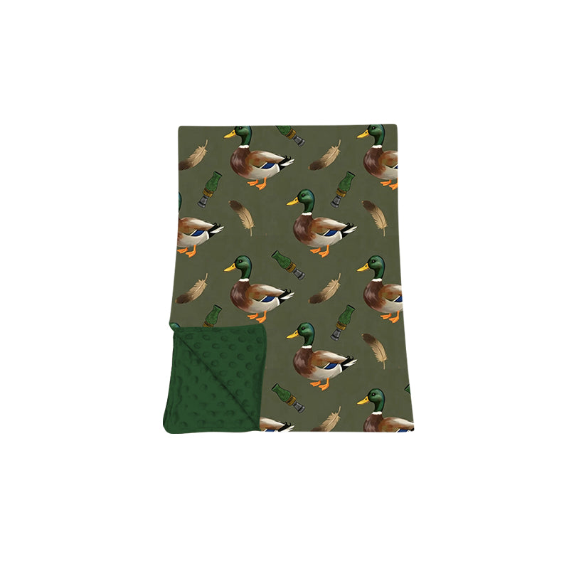 Toddle kids mallard duck design soft blanket