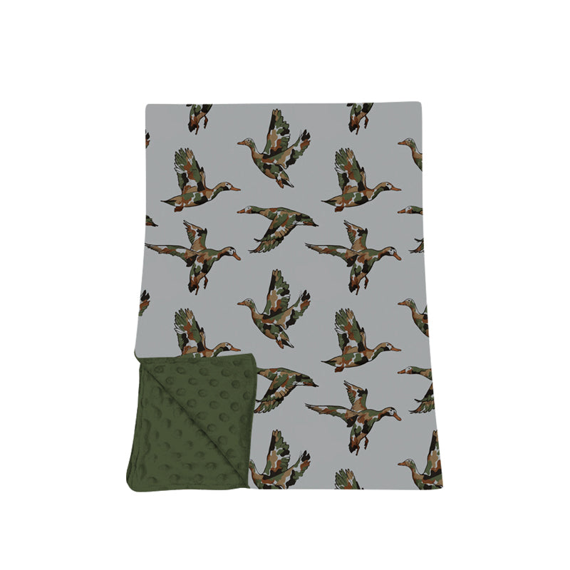 Toddle kids mallard duck design soft blanket