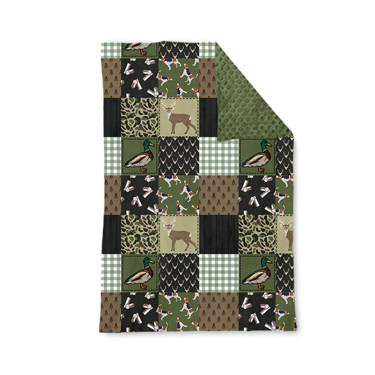 Toddle kids deer duck animal design soft blanket preorder