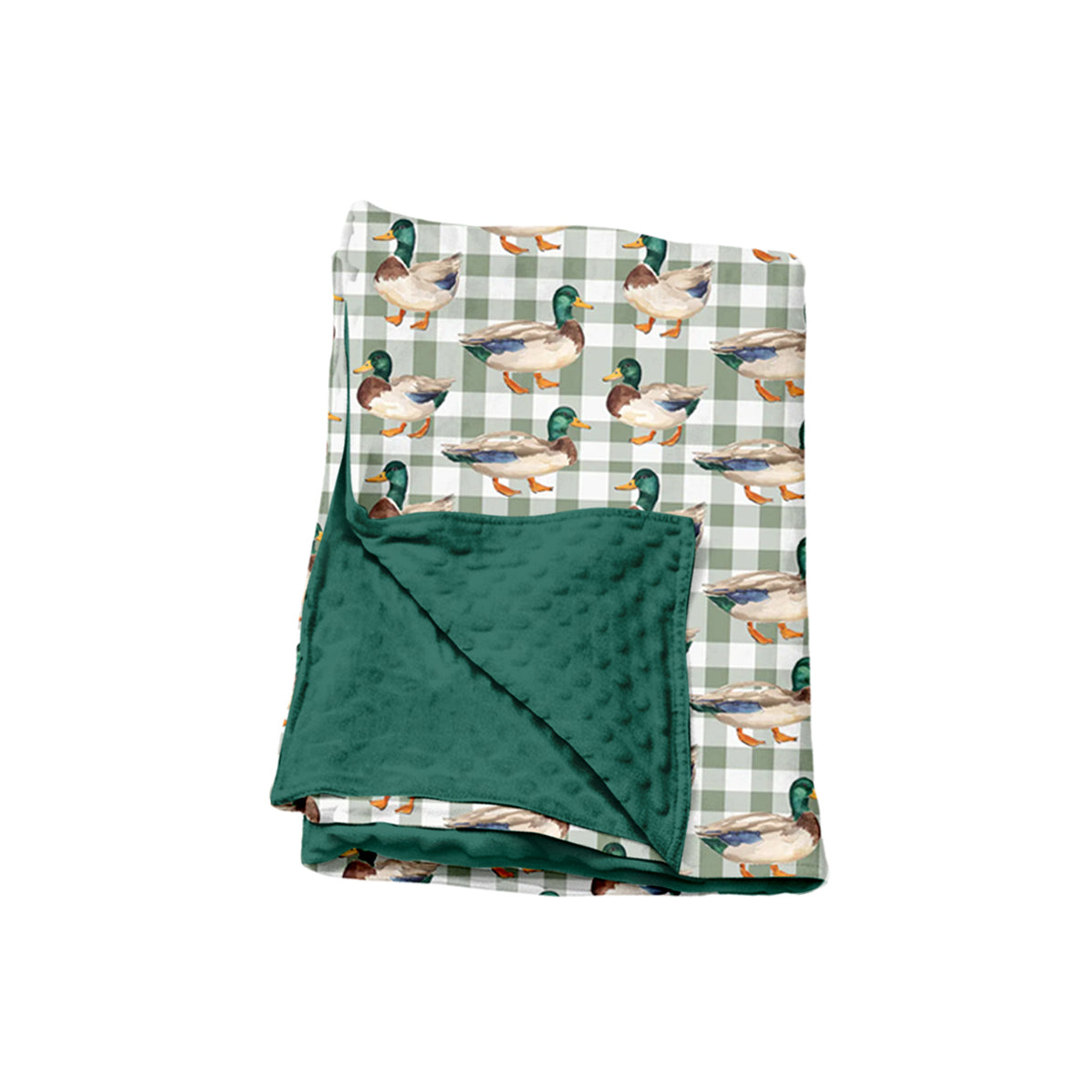 Toddle kids mallard duck design soft blanket preorder