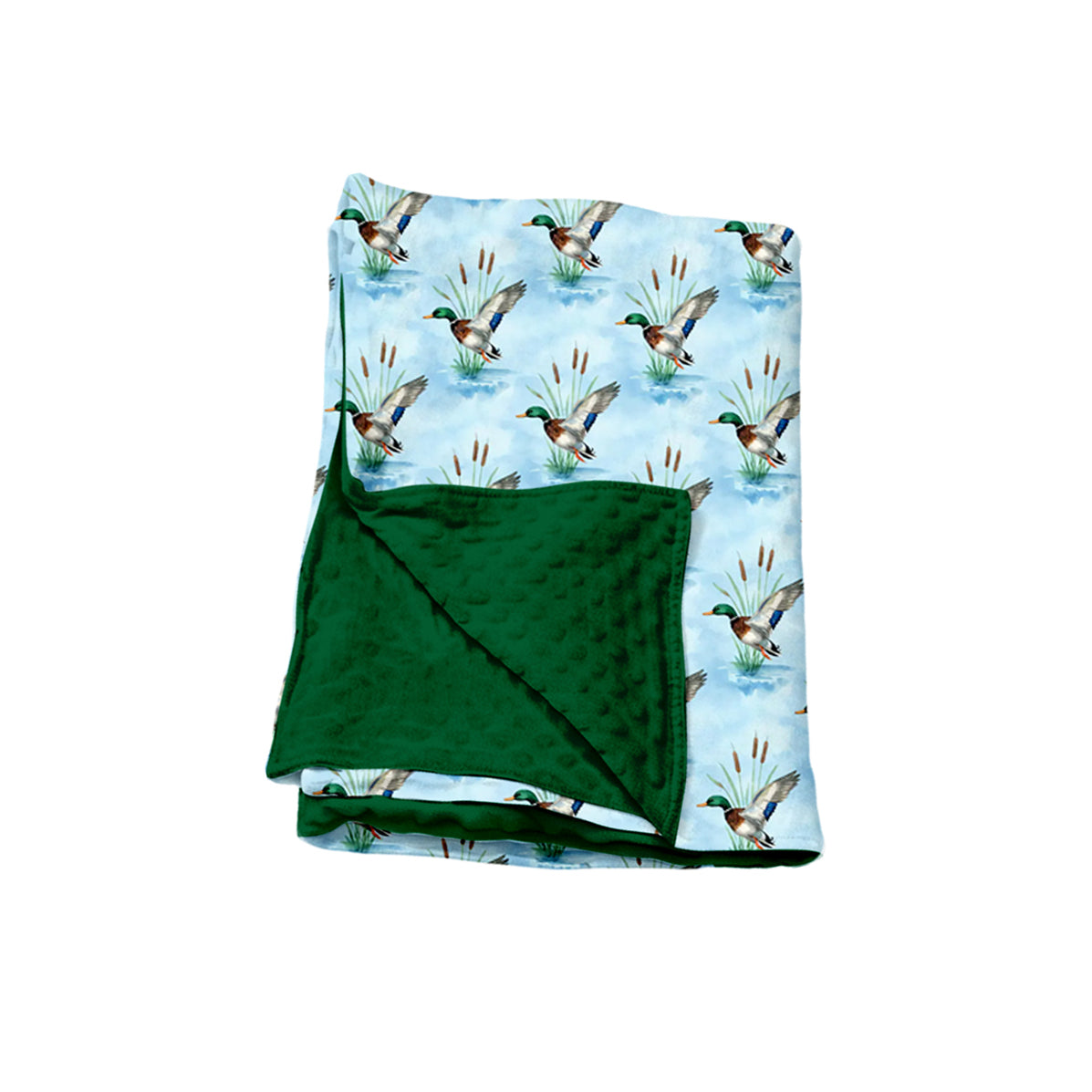 Toddle kids mallard duck design soft blanket preorder
