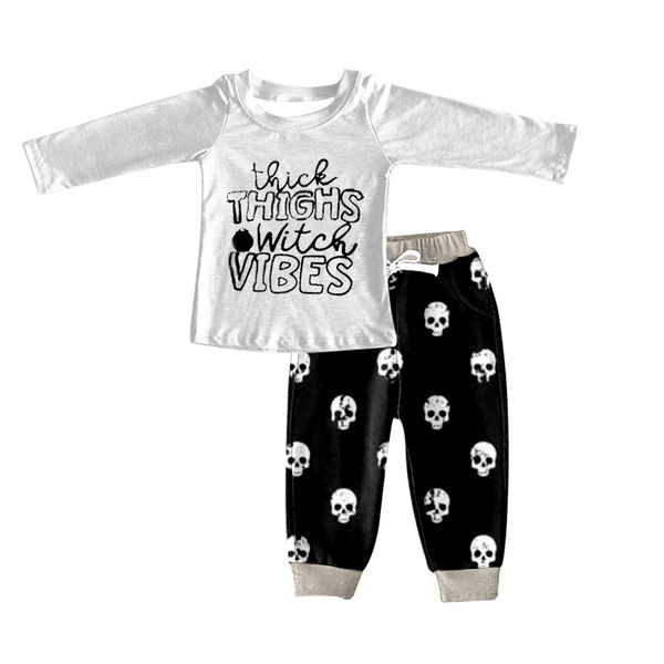 Halloween skull baby boy clothes set preorder