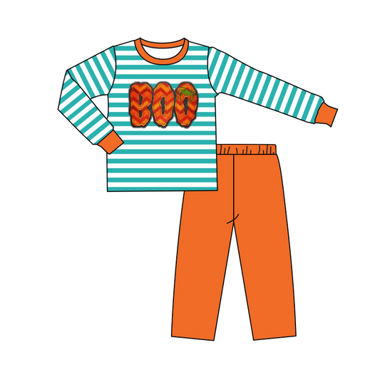 boy Halloween boo clothing set preorder