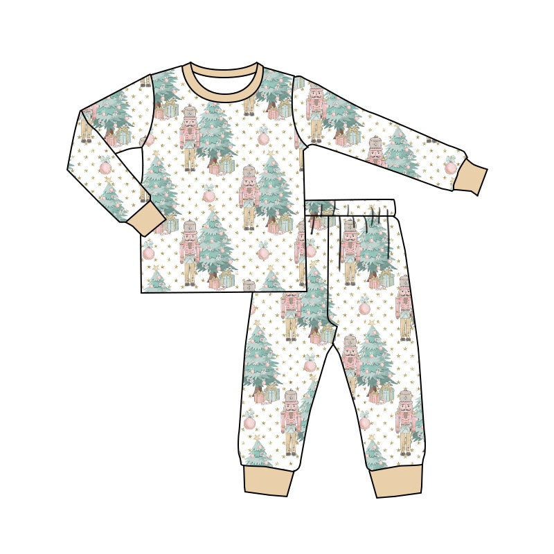 baby boy long sleeve Christmas pajama set preorder