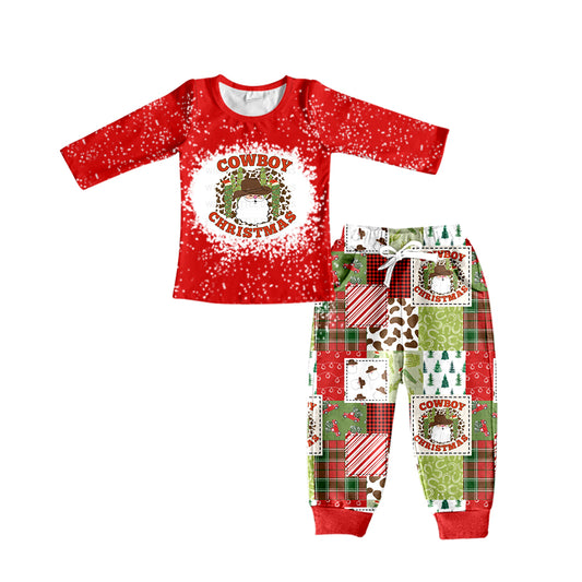 cowboy Christmas baby boy western clothes set preorder