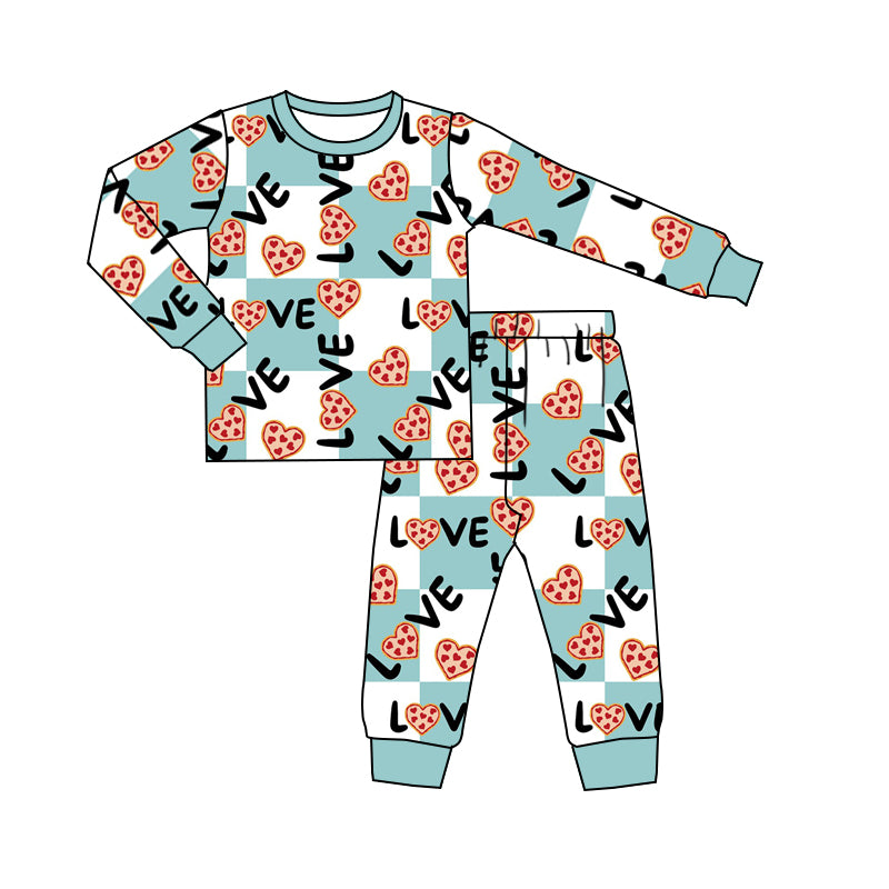 boy Love heart Valentines day outfit  preorder