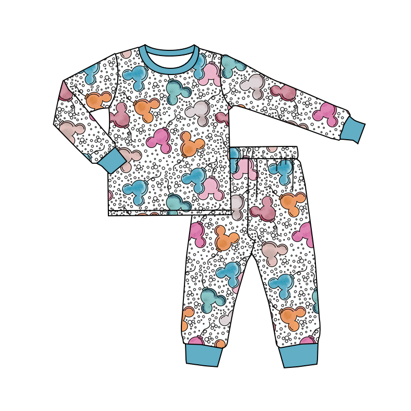 baby boy long sleeve cartoon outfit preorder