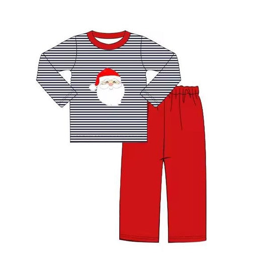 baby boy christmas santa claus top red pants fall winter clothes preorder