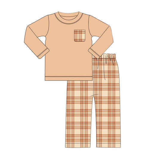 baby boy fall leaves matching clothes preorder