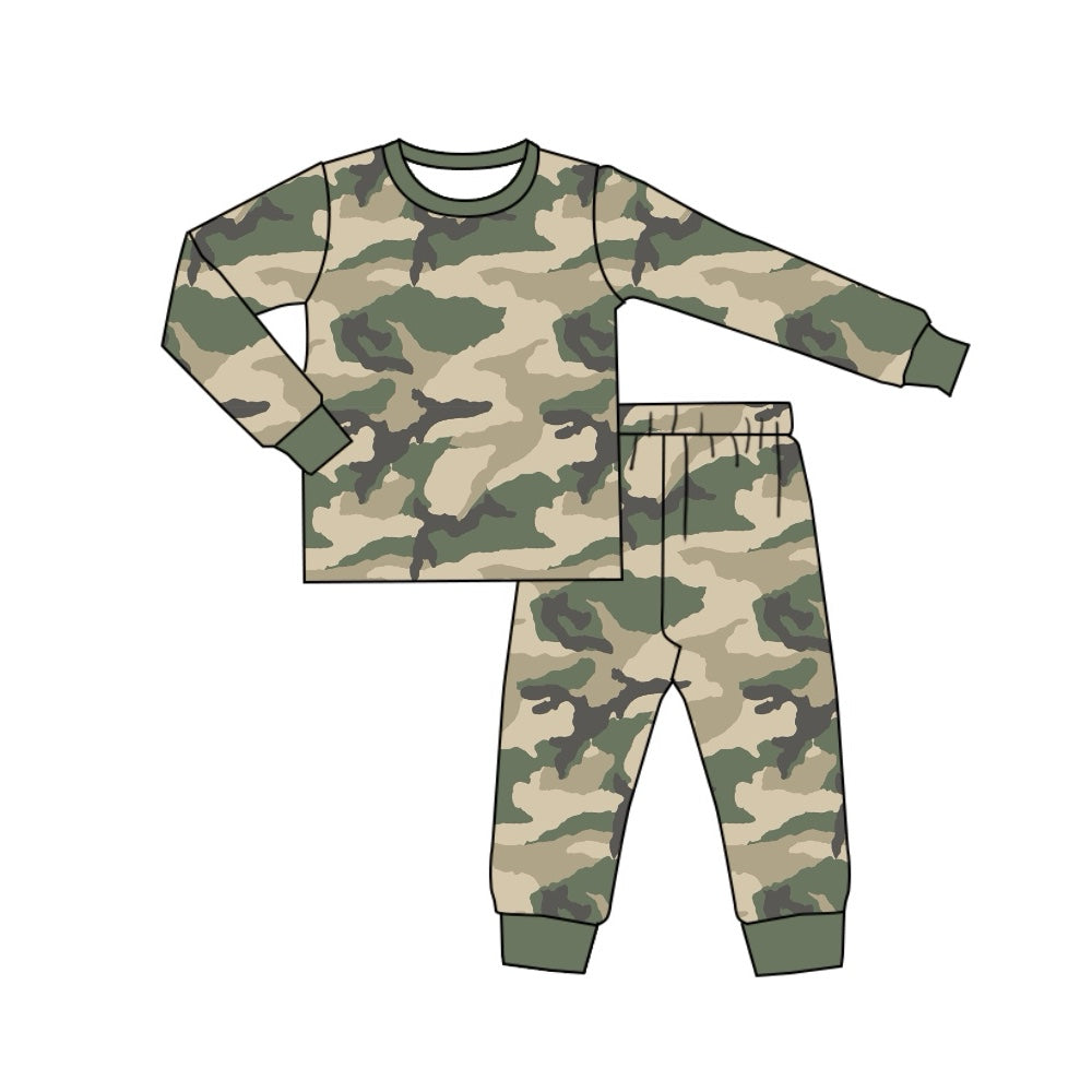 baby boy green camo fall winter clothes  preorder