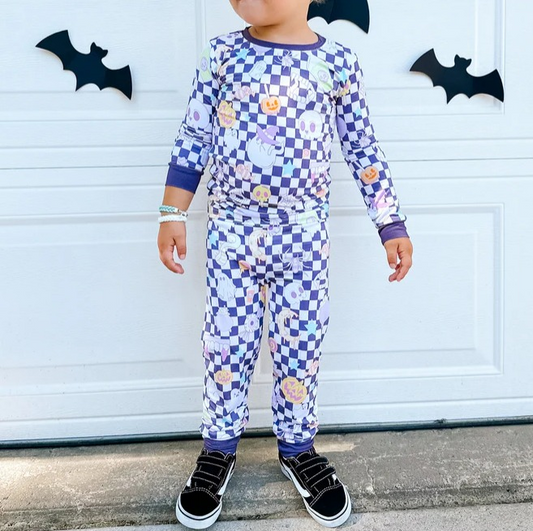 baby boy Halloween pumpkin skull ghost outfit preorder