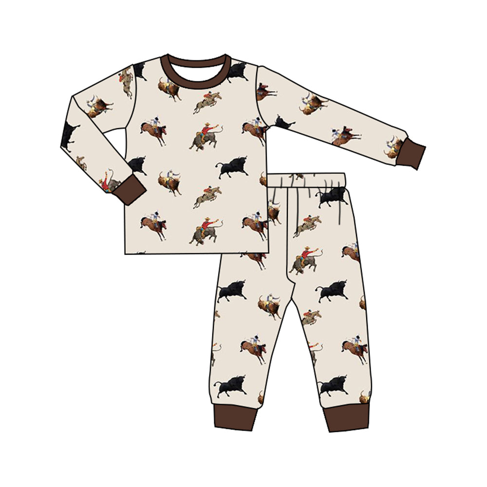 Western cowboy long sleeve baby clothes preorder