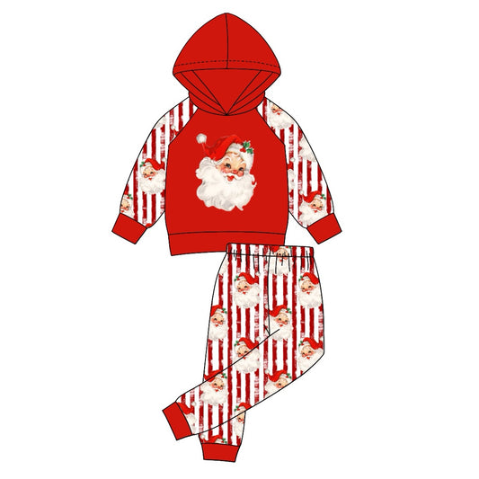 Baby Boy Christmas Santa Claus Hoodie Set Preorder