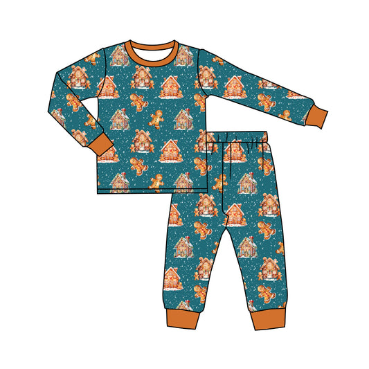 baby boy Christmas gingerbread matching clothes preorder