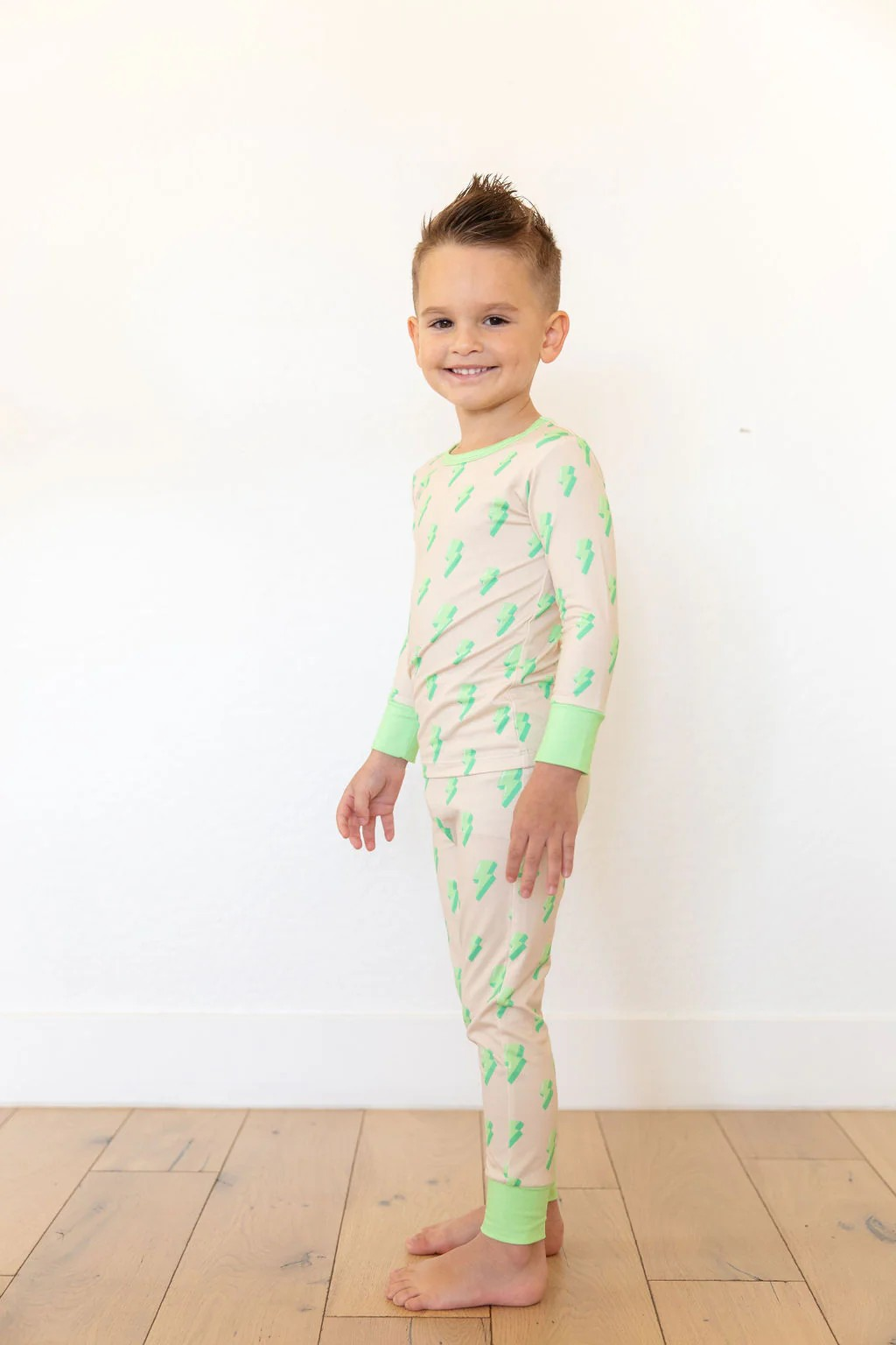 Toddle baby boy green flash long sleeve top matching pants outfit preorder