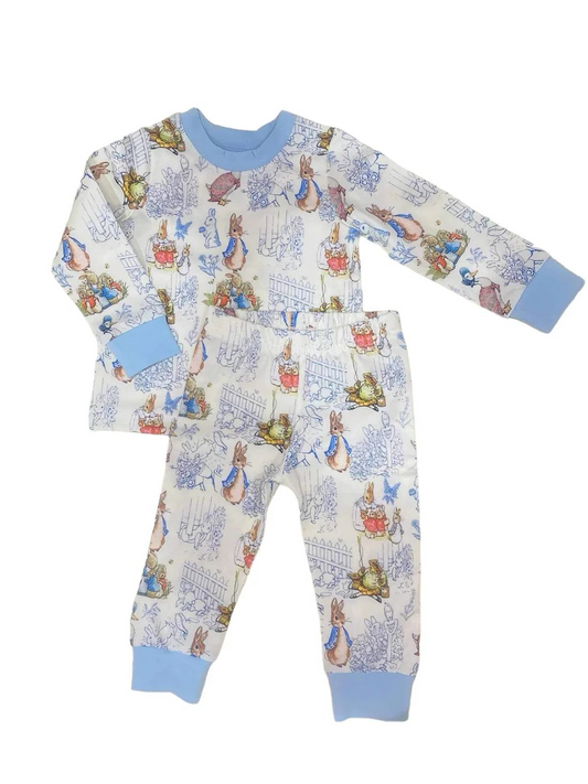 Baby boy Easter bunny long sleeve clothes preorder