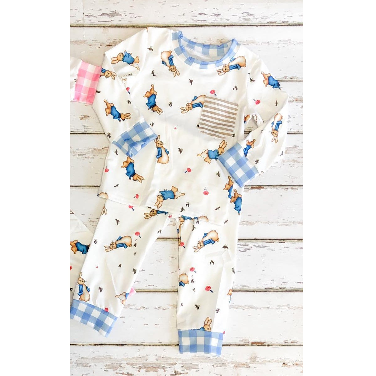 baby boy Easter bunny long sleeve outfit preorder