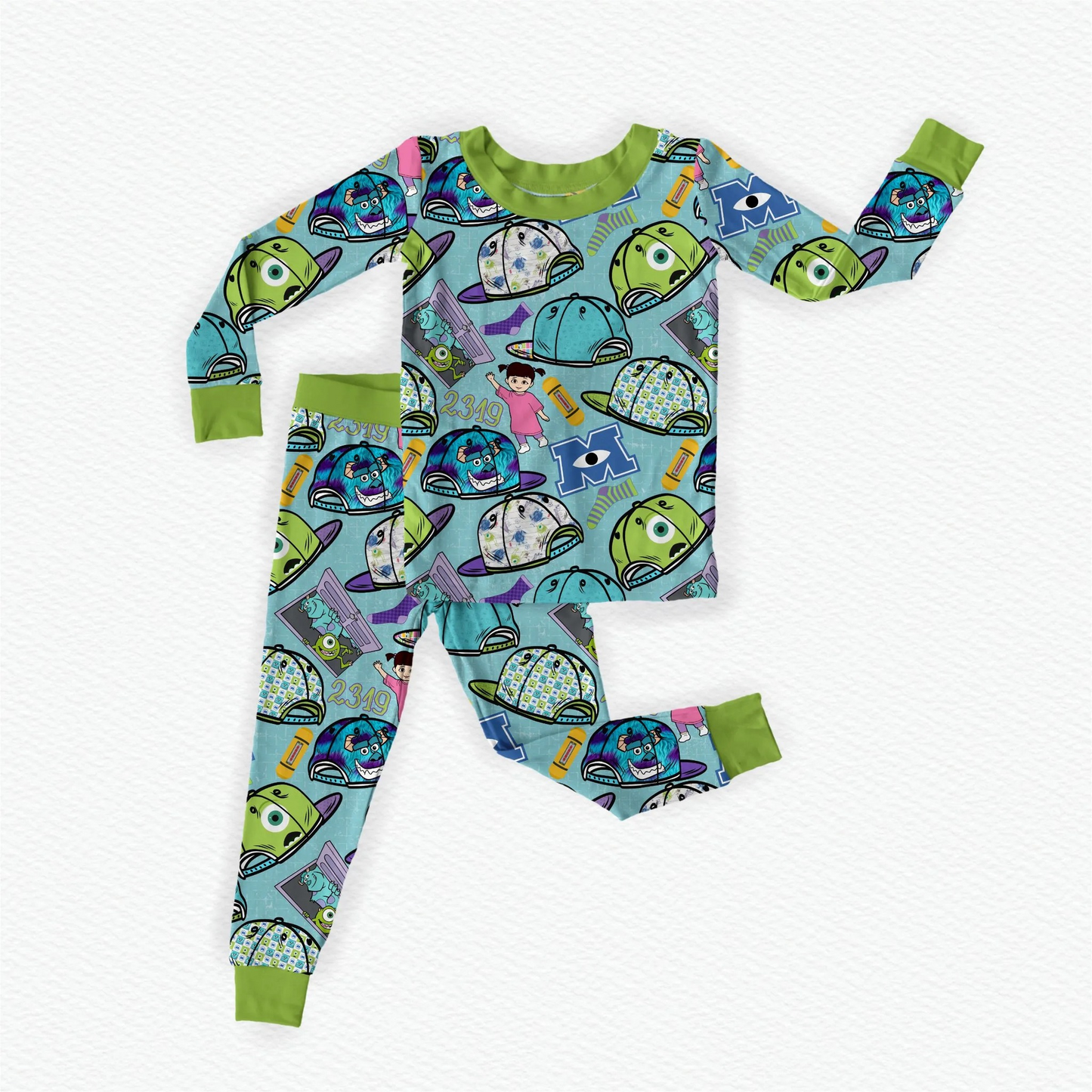 baby boy cartoon pajama set outfit preorder