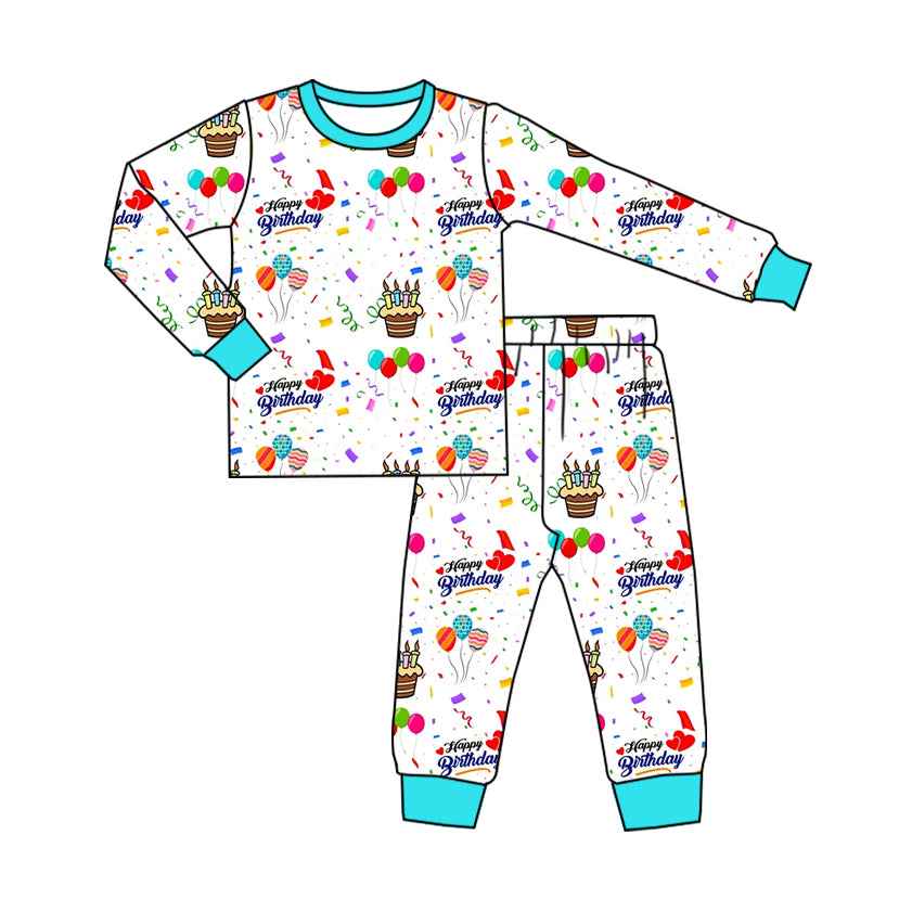 Happy Birthday Toddle Baby Long Sleeve Clothes  preorder
