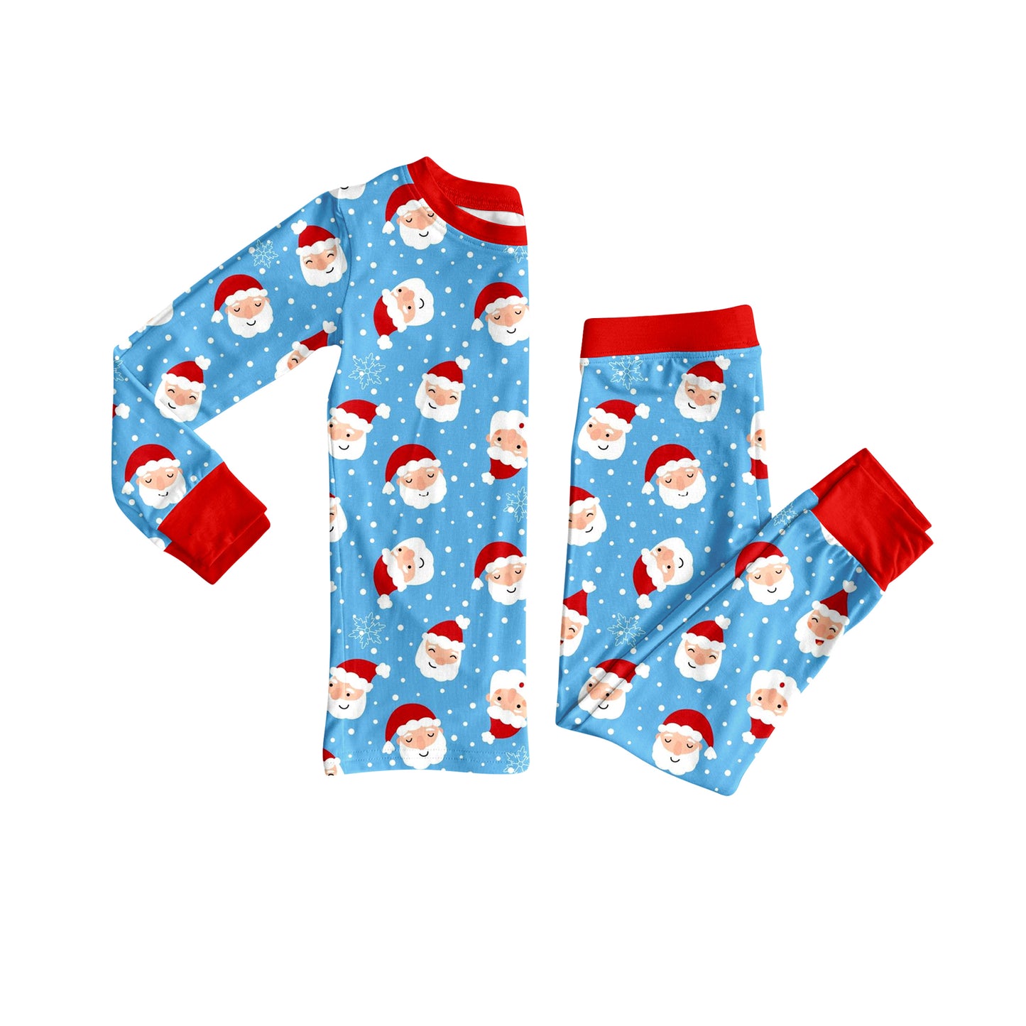 Christmas Santa Claus long sleeve pajama set outfit preorder