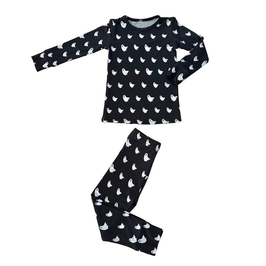 Halloween ghost boys long sleeve pajama set outfit preorder