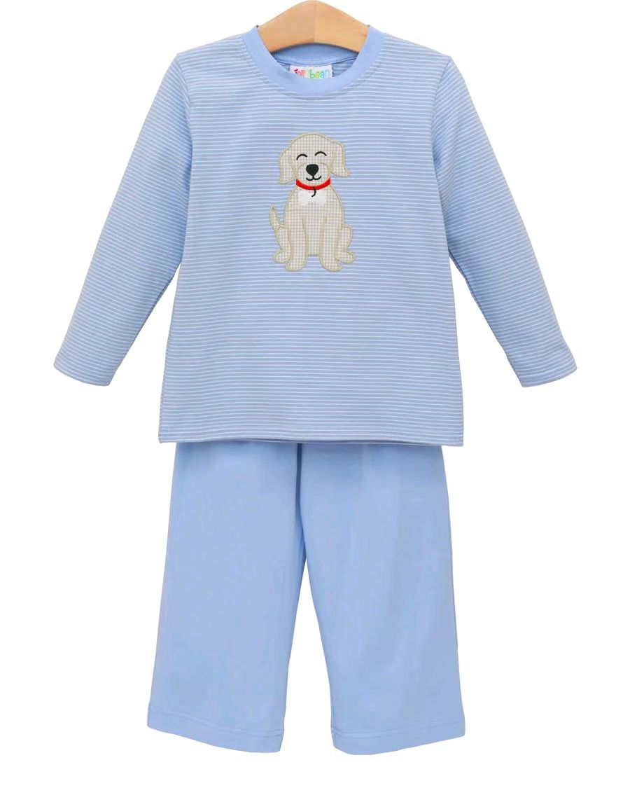Kids boys cute dog matching outfit preorder