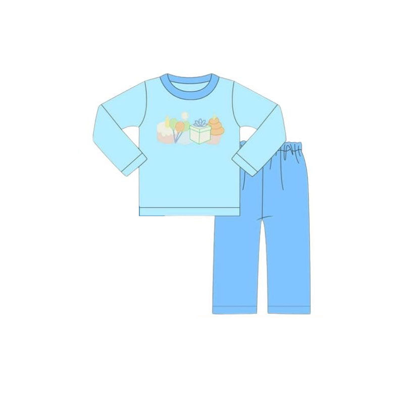 Boy happy birthday top matching pants outfit preorder