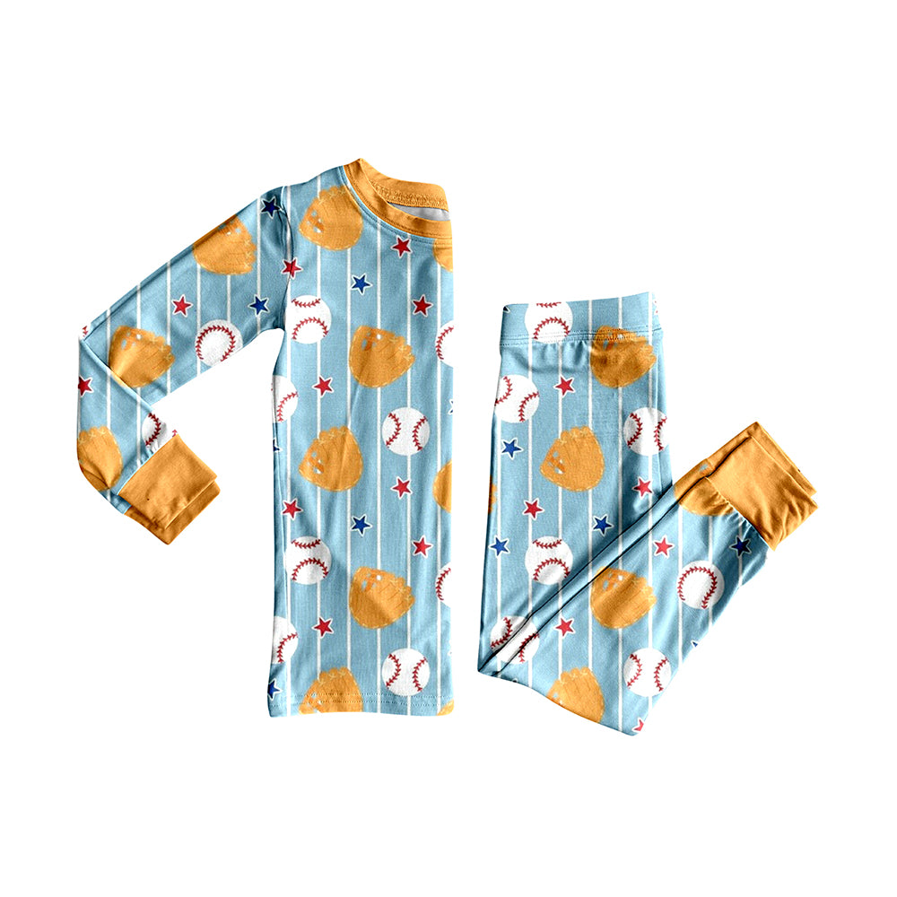 Baseaball design kids boys long sleeve outfit preorder