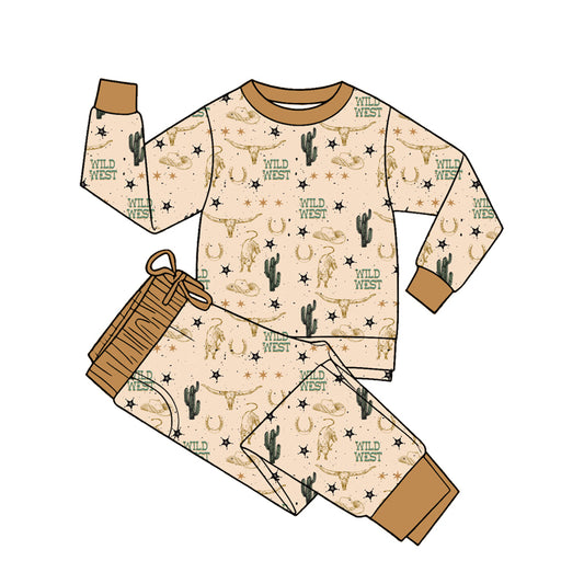 Wild west long sleeve top matching pants outfit preorder
