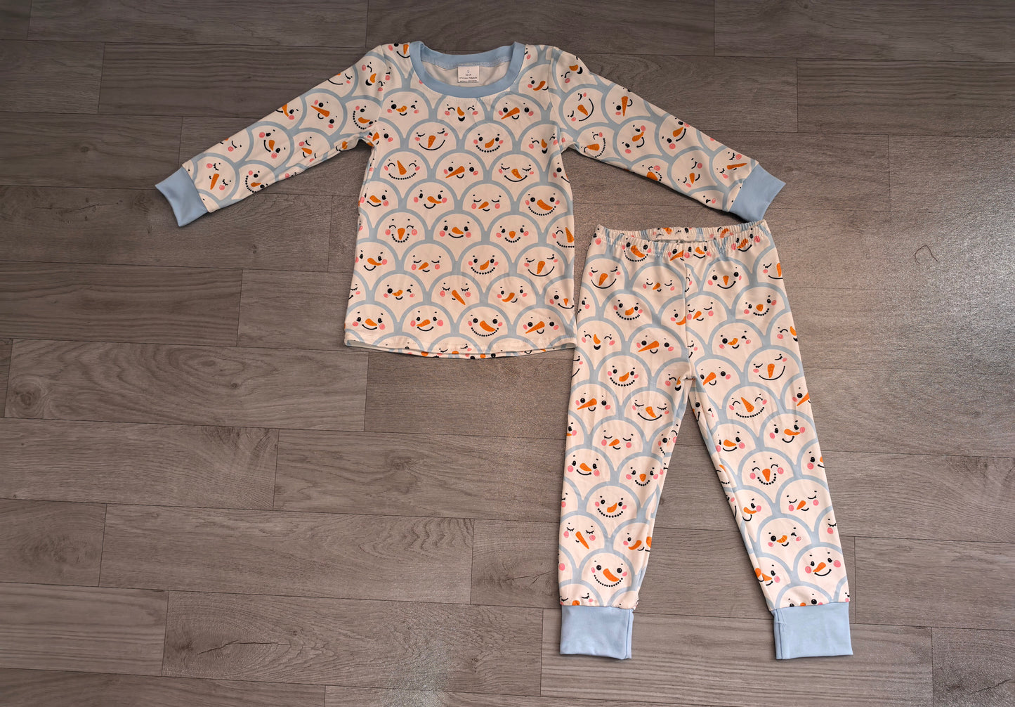 Christmas snowman top matching pants boy wholesale factory price outfit preorder