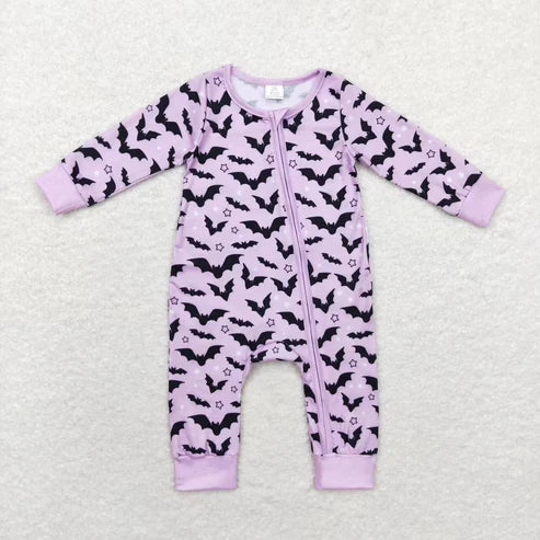 sister brother design baby boy halloween bat bamboo pajama set clothes