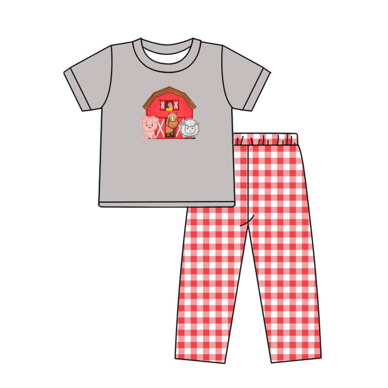 toddle boy farm animal clothing set preorder