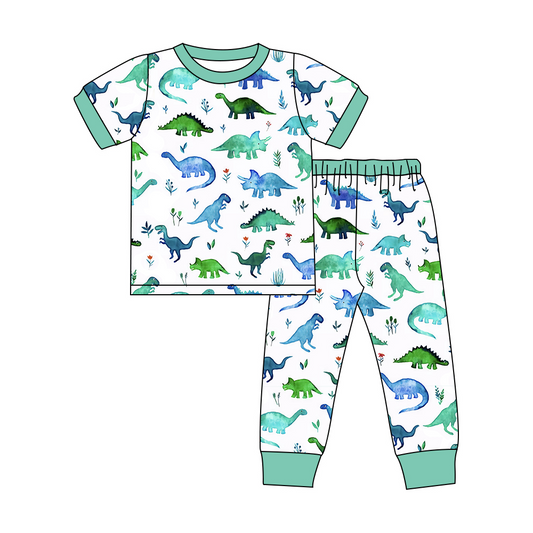 wholesale boy clothes dinosaur animal baby outfit preorder