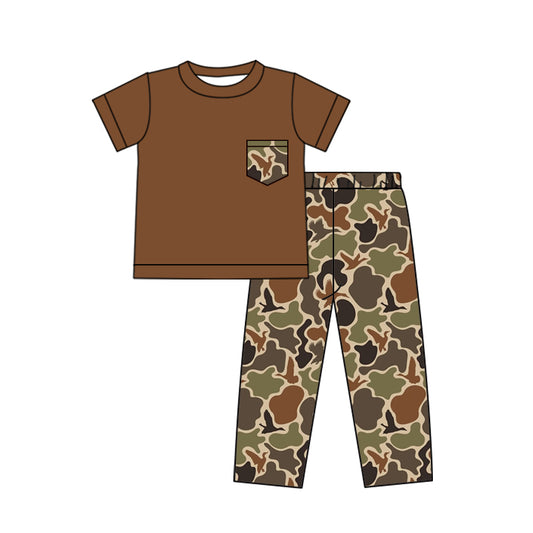 brown pocket shirt mallard duck pants camo outfit preorder