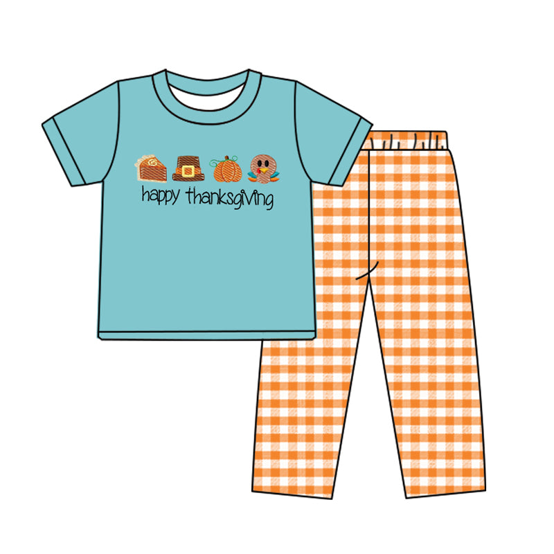 wholesale baby boy happy thanksgiving turkey clothes preorder