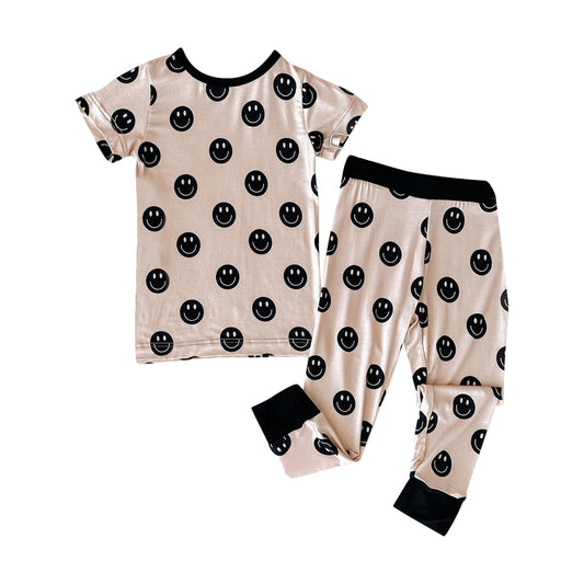 baby girl smile face sunshine short sleeve outfit preorder